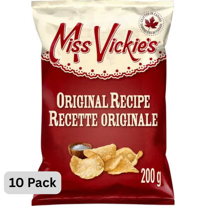 Miss Vickie's Original Recipe Potato Chips 10 Pack (10 x 200G)