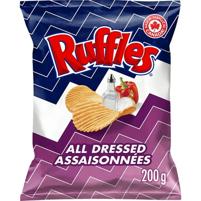 Ruffles All Dressed Potato Chips - 200G