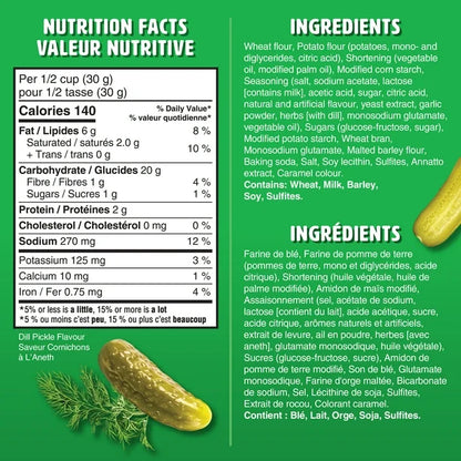 Crispers Dill Pickle Flavour Snacks 12 Pack (12 x 145G)