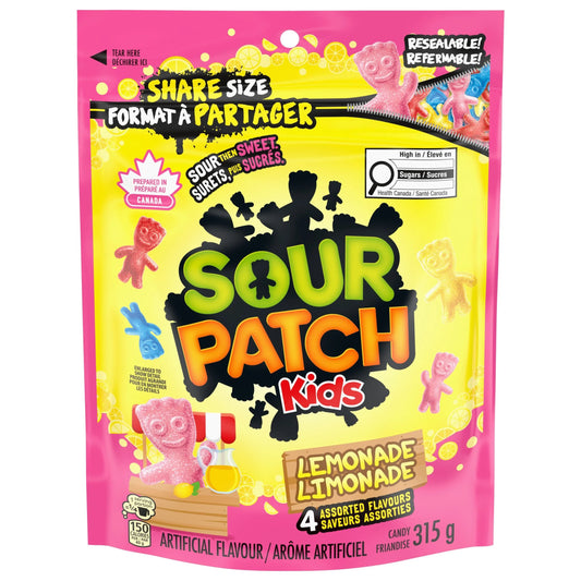 Sour Patch Kids Lemonade Flavour Candy Gummies (308G)