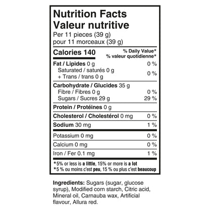 Maynards Swedish Berries Candy Gummies (816g)