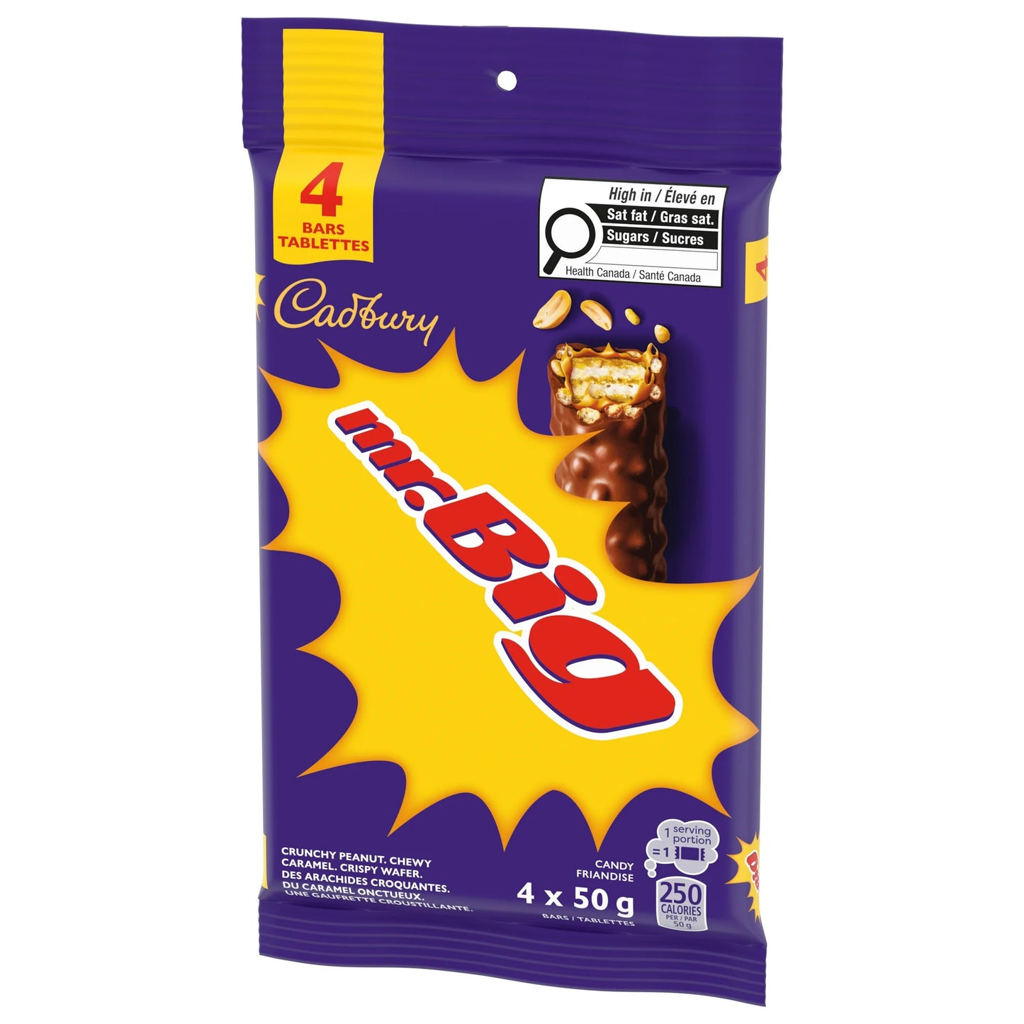 Cadbury Mr Big Chocolate Bar 4 Pack (4 x 50g)