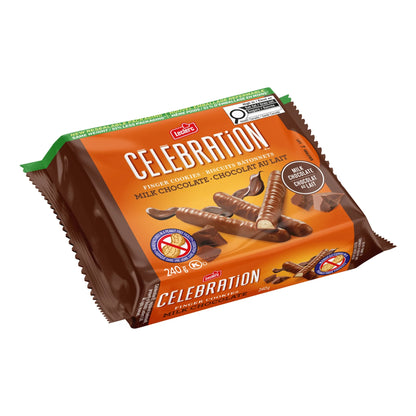 Leclerc Celebration Milk Chocolate Finger Cookies (240G)