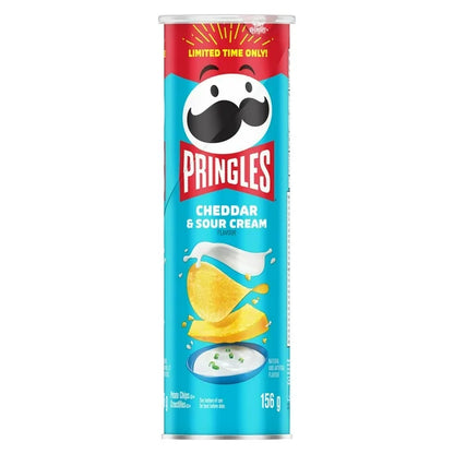 Pringles Cheddar & Sour Cream Potato Chips (156g)