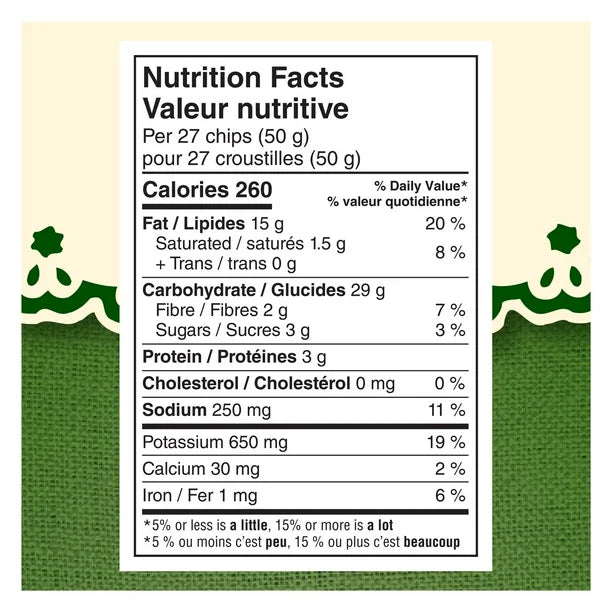 Miss Vickie's Sour Cream, Herb, & Onion Potato Chips 10 Pack (10 x 200G)