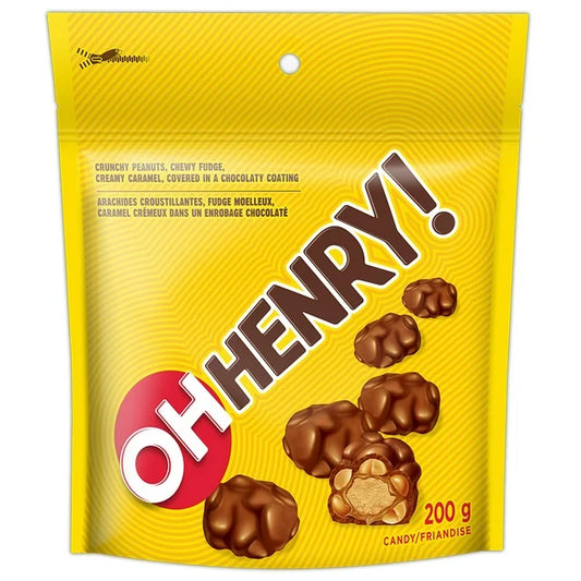 Oh Henry! Chocolate Bites Full Size Bag (200G)