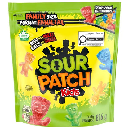 Sour Patch Kids Original Candy Family Size Candy Gummies (816g)