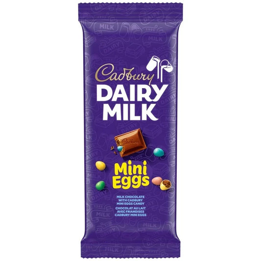 Cadbury Dairy Milk Full Size Chocolate bar with Mini Eggs (90g)