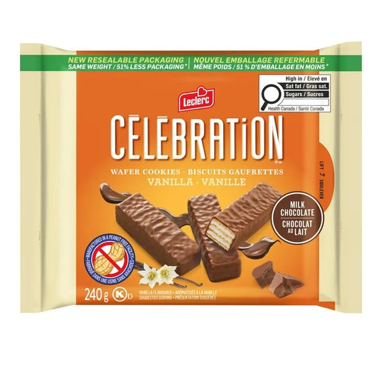 Leclerc Celebration Vanilla Wafer Cookies (240G)