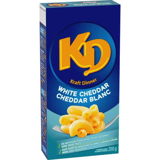 Kraft Dinner White Cheddar Mac and Cheese Dinner (175G)
