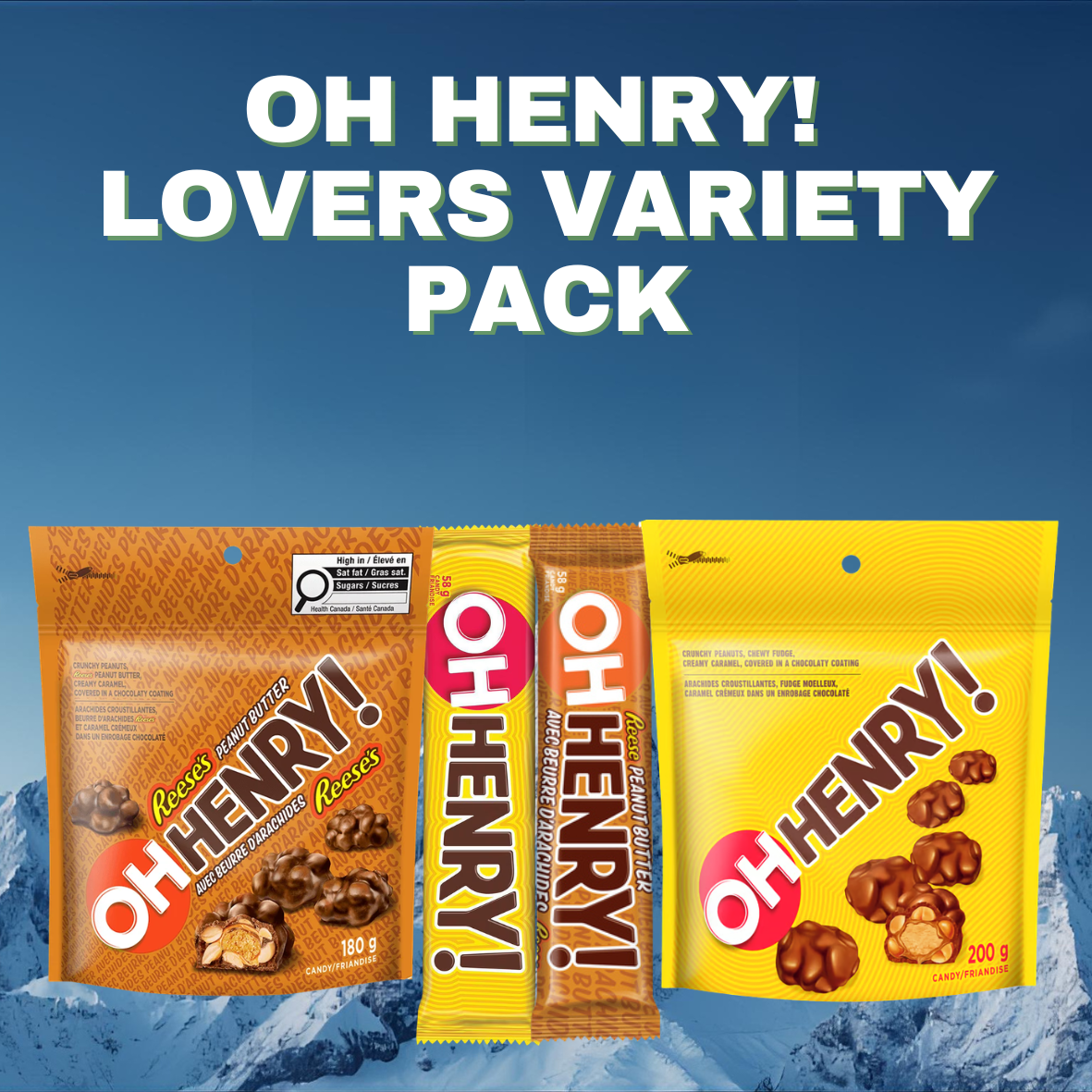Oh Henry! Lovers Varity Pack (488g / 1lbs)