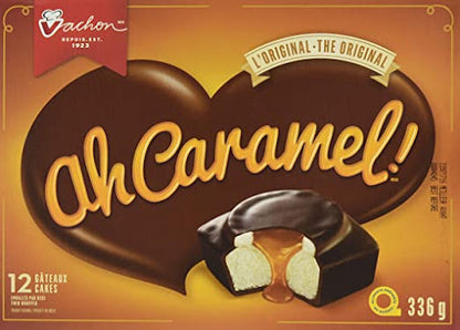 Vachon Ah Caramel Caramel Snack Cakes 12 Pack 336G