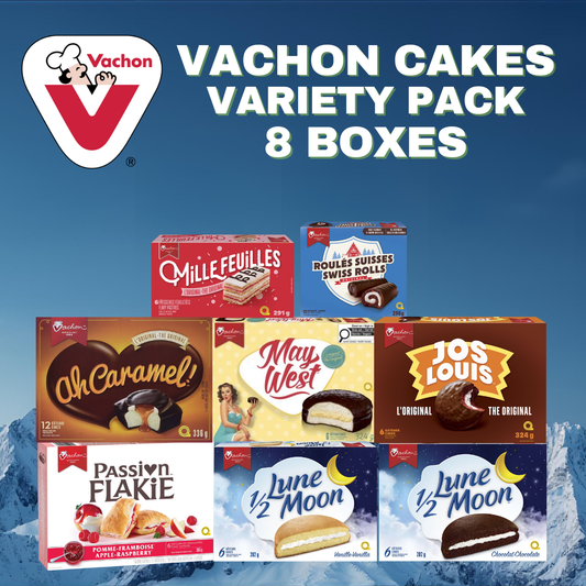 Vachon Variety Pack Full Size Cakes (8 Boxes / 60 Cakes) (2.5kg / 5.5lbs)